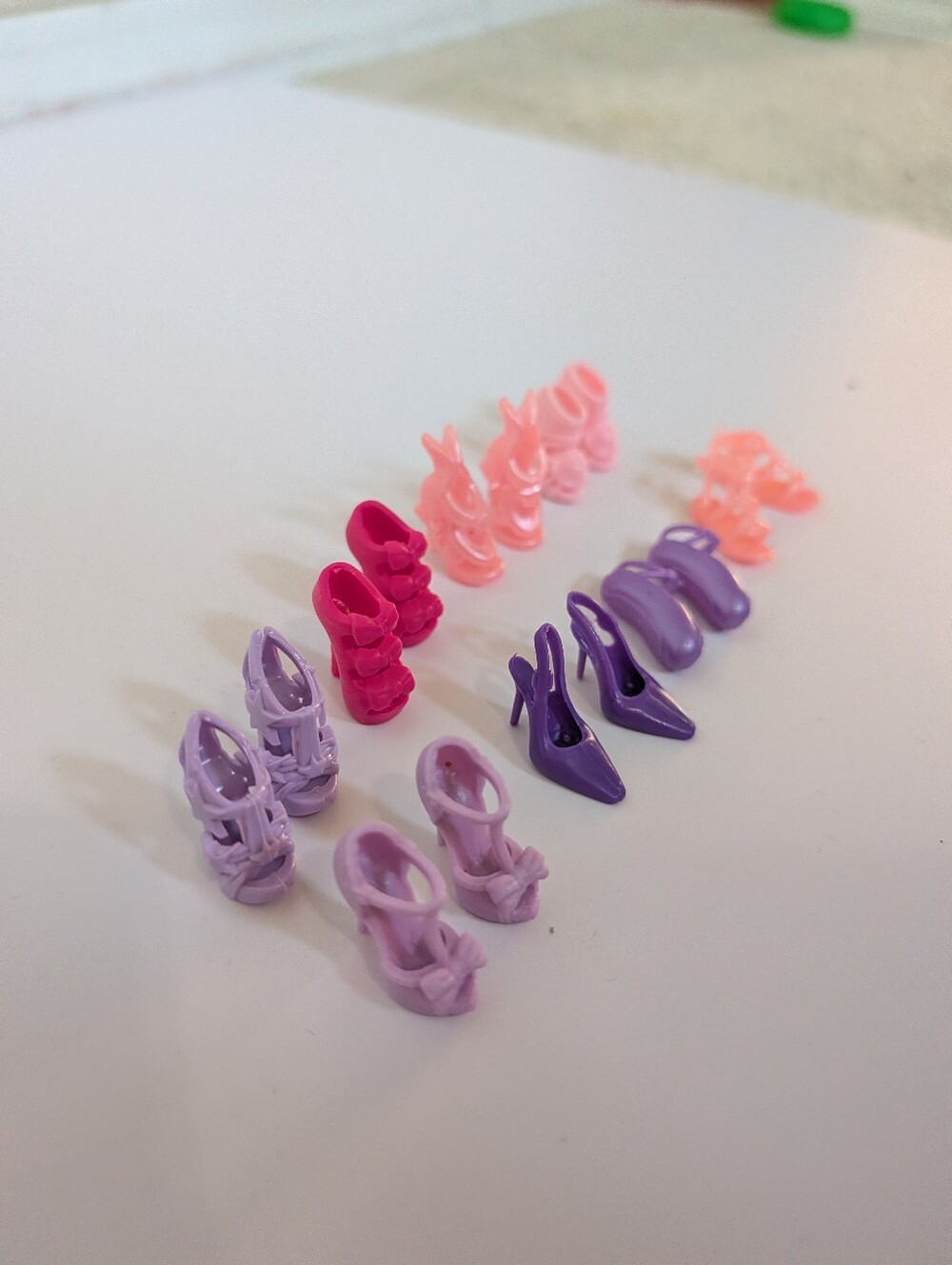 Lot Of 8 Pairs Fashion Doll Shoes & Boots Casual Multicolor Barbie